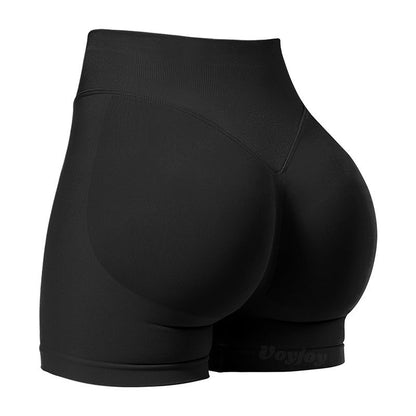 High Waist Yoga Shorts Tight Hip Raise Seamless