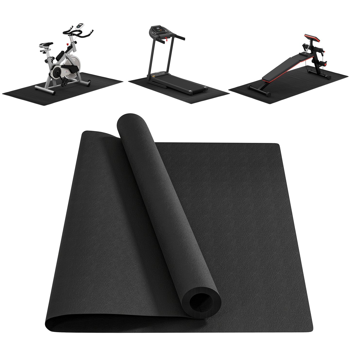 Multi-purpose Exercise Equipment Mat Non-slip Floor Protector