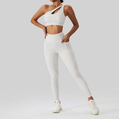 Sports Underwear Gathers Back Yoga Bra Fitness Suit