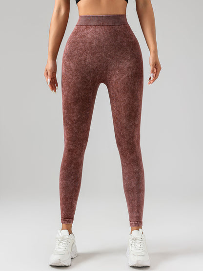V-Back Scrunch Butt Workout Leggings, Women Seamless Gym Yoga