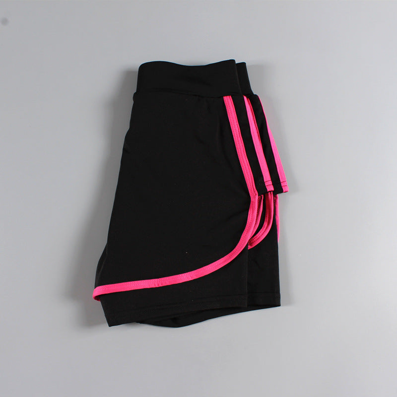 Plus size running fitness shorts