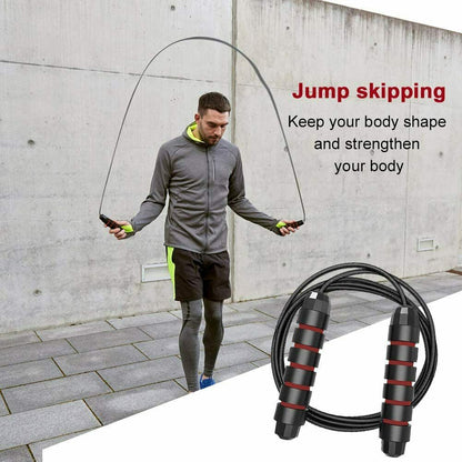 Jump Rope Gym Aerobic Exercise Boxing Skipping Adjustable Bearing Speed Fitness