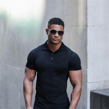Sports Polo Shirt Summer Short-sleeved Tops Men's Short-Sleeved