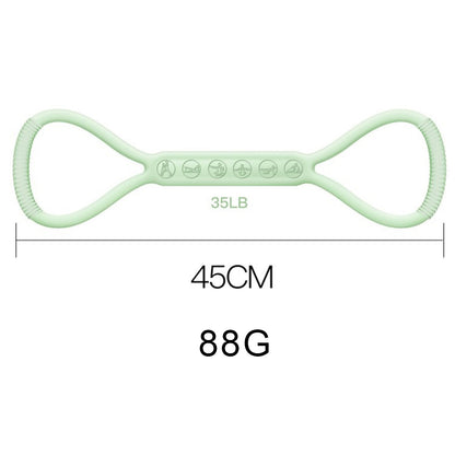 8-character Puller 8-character Silicone Yoga Loop Resistance Bands