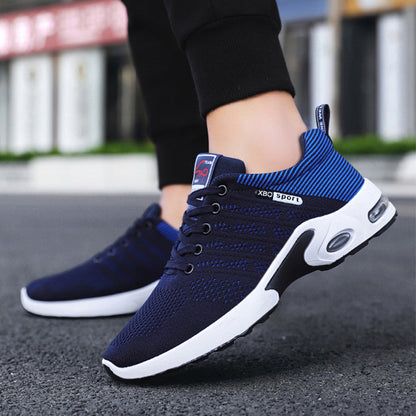 Fashion Mesh Shoes With Striped Design Men Outdoor Sports Shoes