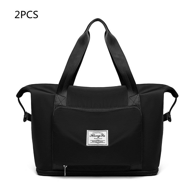 Foldable Large Capacity Women Gym Bags Shoulder Bag