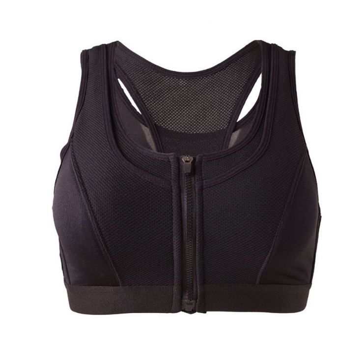 Fitness sports shirt bra sports Yoga women Zipper sports