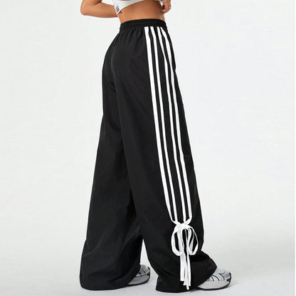 High Waist Wide Leg Pants Women's Sports Trousers