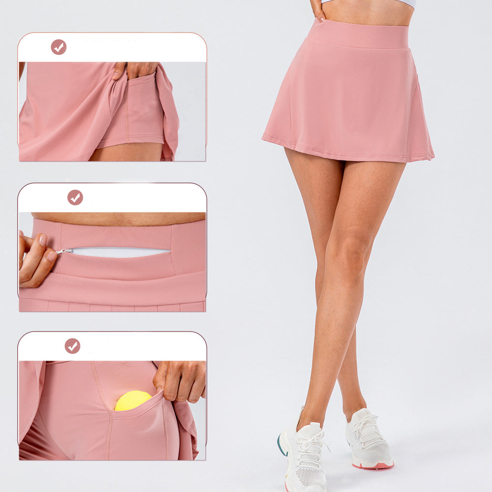 High Quality Tennis Skirt Women Pleated Sports Skirt