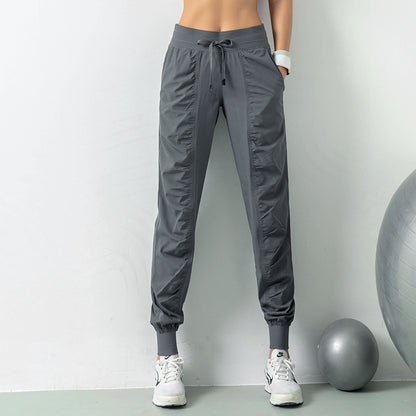 Fashion Casual Sports Pants For Women Loose Legs Drawstring