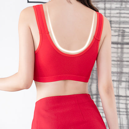 Bras For Women Front Closure Button Bra Wireless Bralette