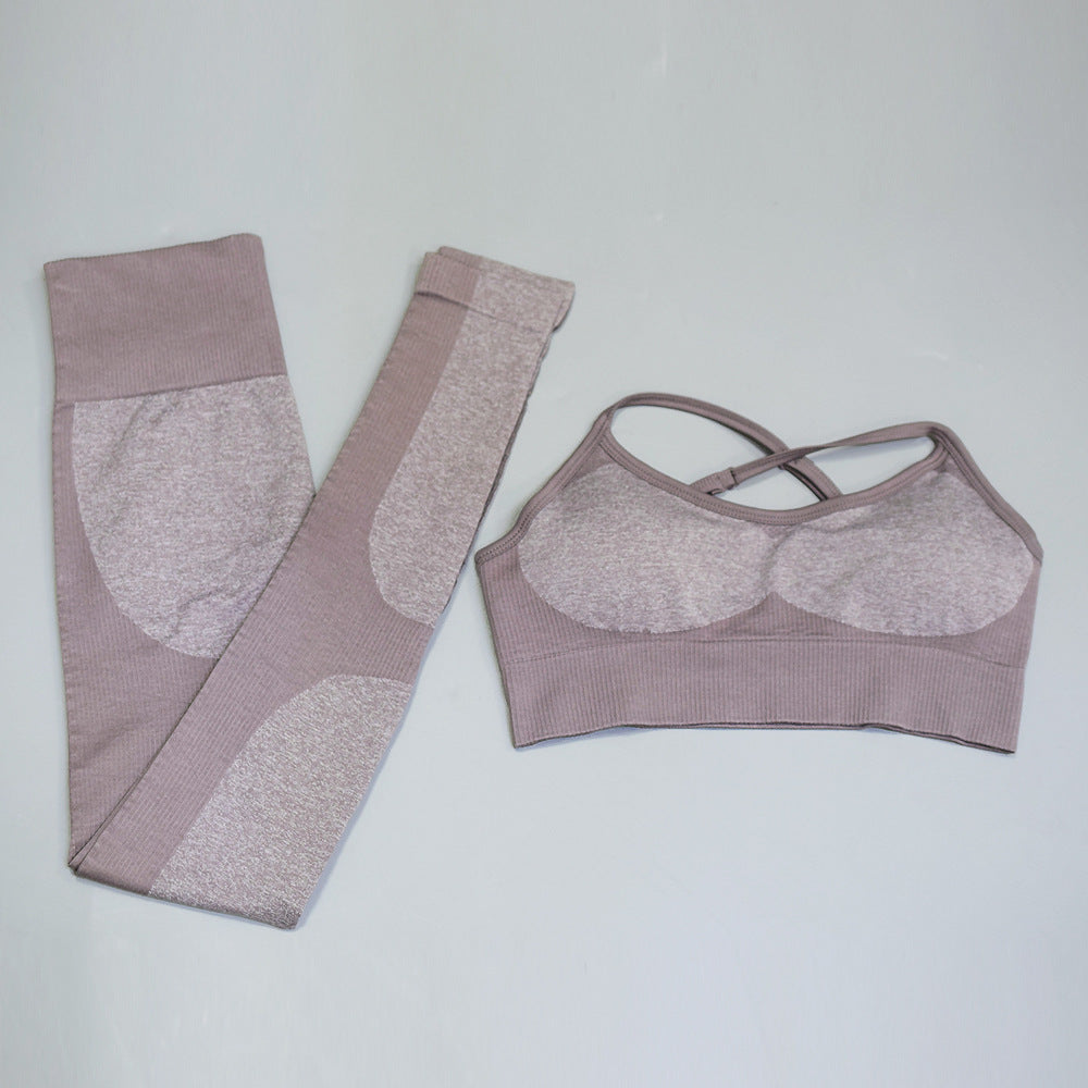 Quick Drying Yoga Vest Set Sports Running Set