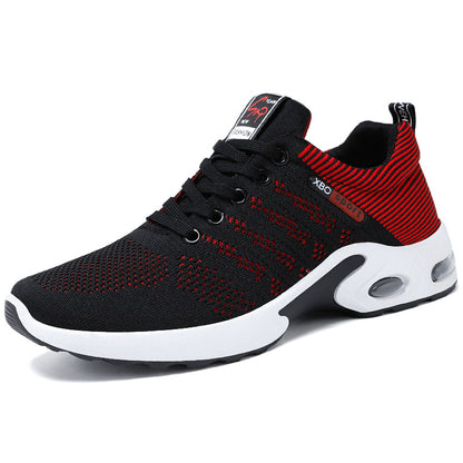 Fashion Mesh Shoes With Striped Design Men Outdoor Sports Shoes