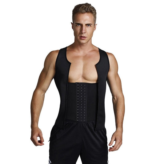 Men's Fitness Clothing Shapewear Three-breasted Waistcoat