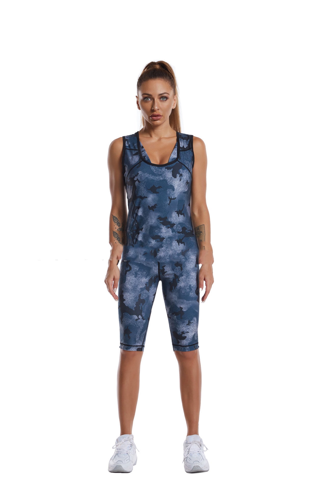 Camouflage Suit Body Shaper Sports Fitness Sweat Suit