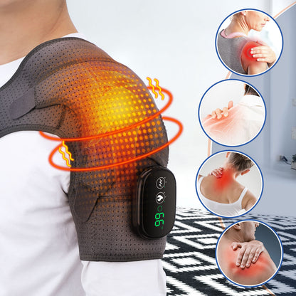 USB Rechargeable Convenient Electric Heating Shoulder Massage