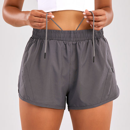 Summer Sports Shorts With Zipper Pockets Running Fitness