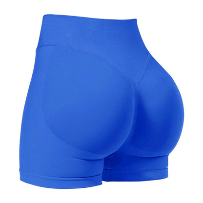 High Waist Yoga Shorts Tight Hip Raise Seamless