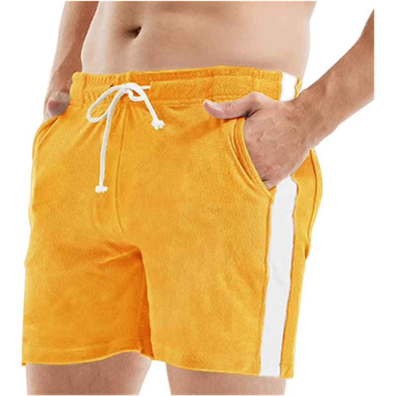 Summer New Men's Sports Leisure Cotton Linen Shorts