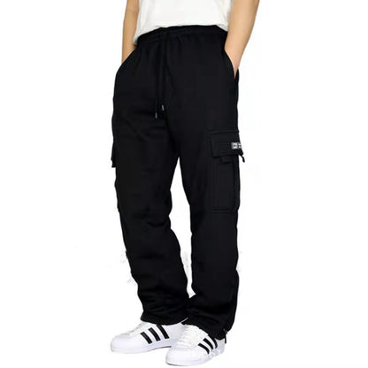 Men Pants Sweatpants Stretch Elastic Waist Jogger Sports Pants