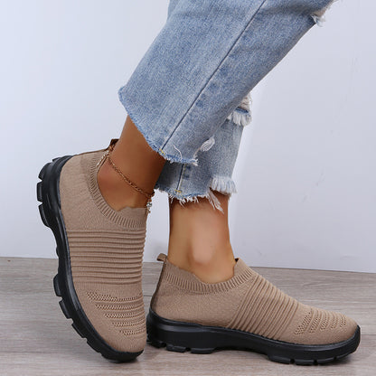 Knit Sock Shoes Women Comfortable Walking Running Sneakers