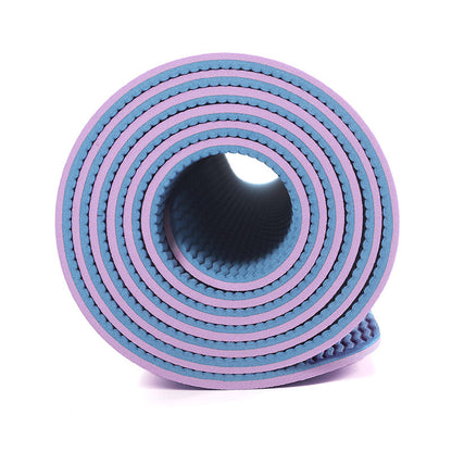 Household Fitness Shock Absorption TPE Yoga Mat