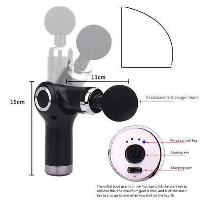 Muscle Relaxant Electric Impact Gun Massage Stick Fascia Gun