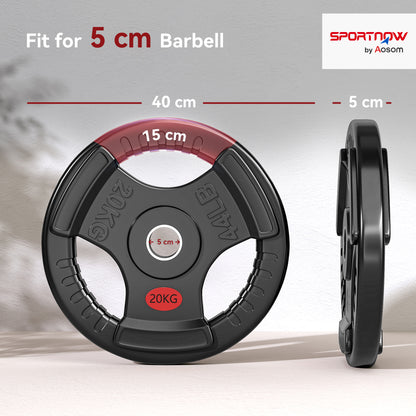 SPORTNOW Olympic Weight Plate, 2"/5cm Weight Disc