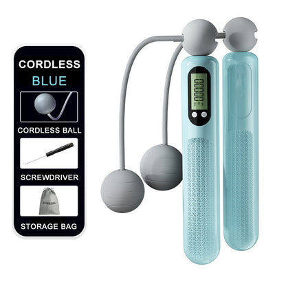 Cordless Counting Skipping Rope Smart Fitness Exercise