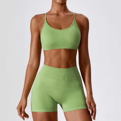 Seamless Beauty Back Yoga Clothes Running Quick-drying