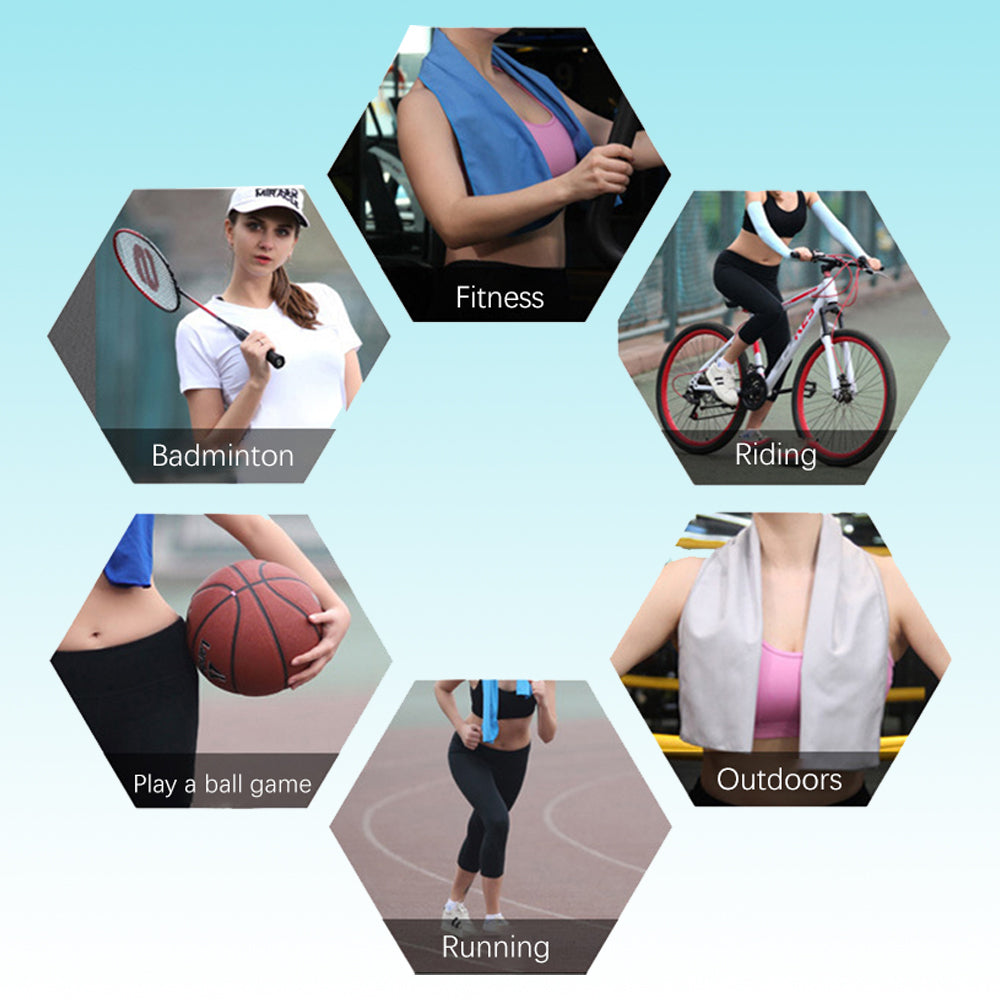 Sports Towel Physical Cooling Microfiber Instant Cool