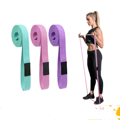 Long Knitted Latex Silk Hip Lifting Belt Yoga Fitness