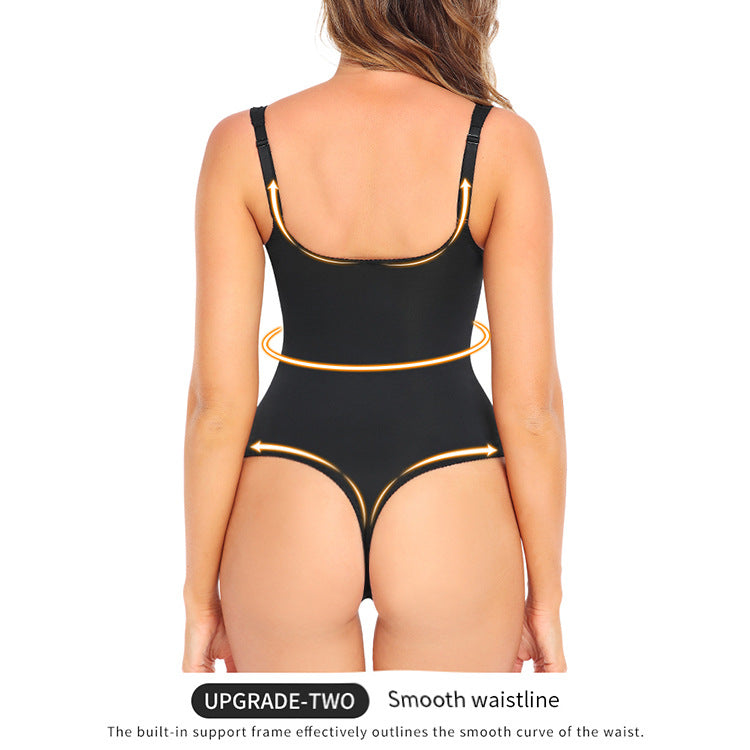 Jumpsuit Shapewear Sports Wear-free Bra