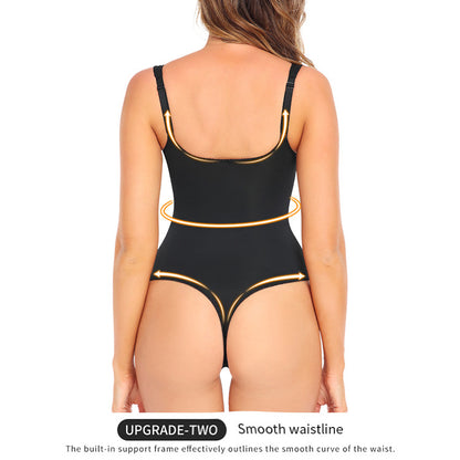 Jumpsuit Shapewear Sports Wear-free Bra