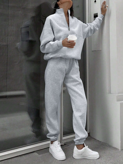 Long-sleeved Sports Sweatshirt Suit Fashion For Women
