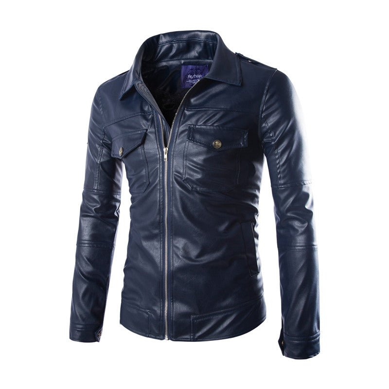 Men's Sports Wear Leather Coats