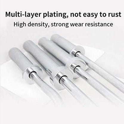 Barbell Rod Suitable For 2 'Olympic' Weight Plates, Home Fitness