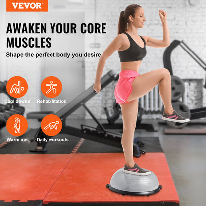 Half Exercise Ball Trainer, 23 Inch Balance Ball Trainer, 660lbs Capacity Stability Ball