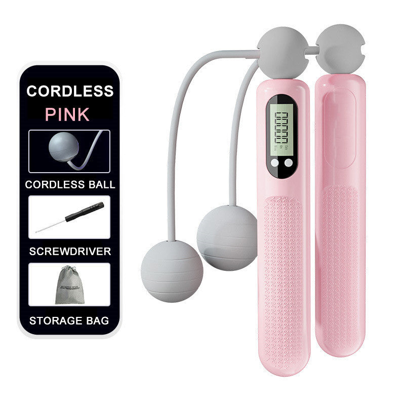 Cordless Counting Skipping Rope Smart Fitness Exercise