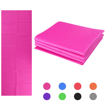 Non Slip Yoga Mat 3 Folding Gymnastics Mat Fitness Exercise Gym