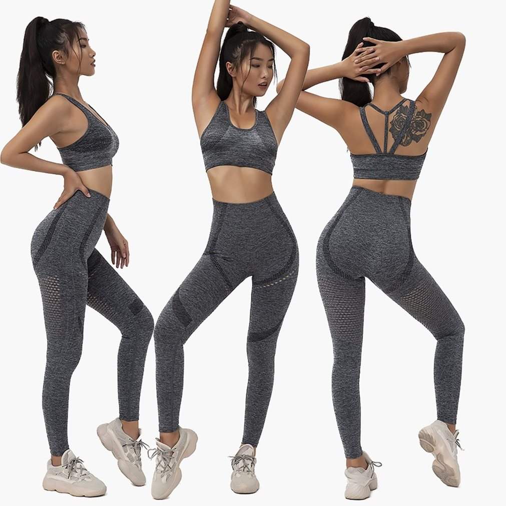 Sports fitness seamless yoga clothing suit