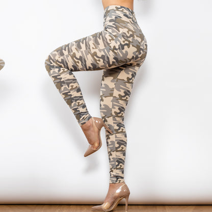 Shascullfites Melody push up camo workout leggings yoga leggings compression