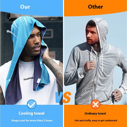 Quick Drying Sports Towel U-shaped Hoodie Cooling Towel Yoga