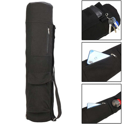 New Portable Gym Blackyoga Backpack Yoga Mat Waterproof