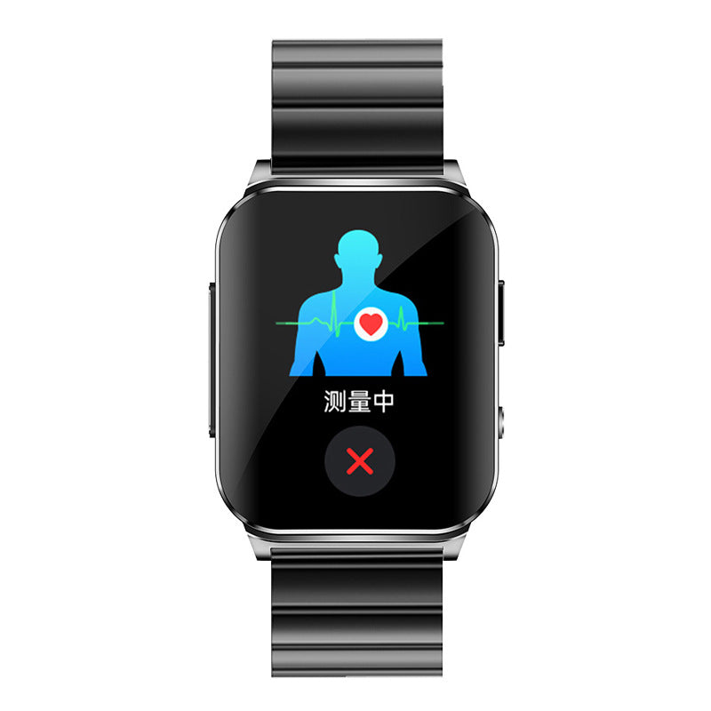 Smartwatch Real-time Dynamic ECG Blood Pressure Body Temperature