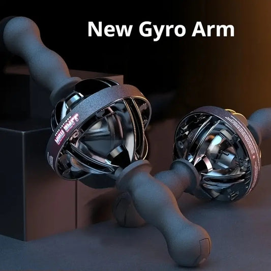 1pc Black Gyro Fitness Trainer  Stainless Steel Core Wrist  Forearm