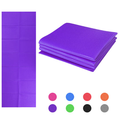 Non Slip Yoga Mat 3 Folding Gymnastics Mat Fitness Exercise Gym