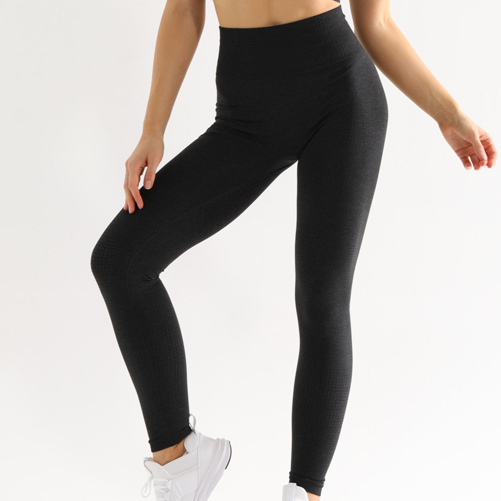 Wear Pants Yoga High Waist Suit  Fitness Five-piece Hip