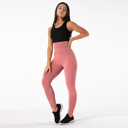 Hips Running Training Seamless High-Waisted Abdomen Sports Yoga Pants