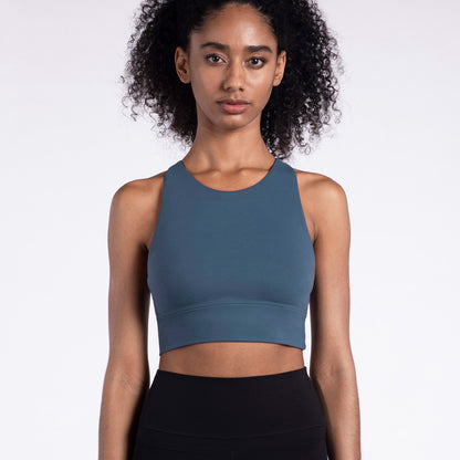 Fitness Cross Back Underwear Strappy Longline Yoga Bras Tops